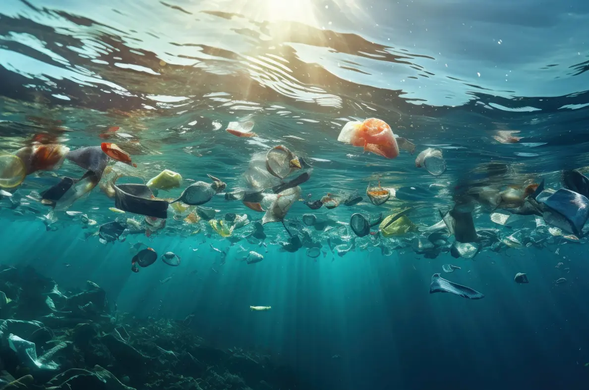 Plastic Waste Quietly Gathers Ocean Unnoticed By Marine Life