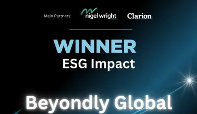 Beyondly Wins ESG Impact Award: 2025 Yorkshire Excellence in HR Awards